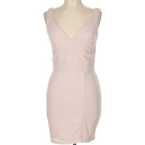 Midnight Doll Beige Soarkle Cocktail Dress. Size 5